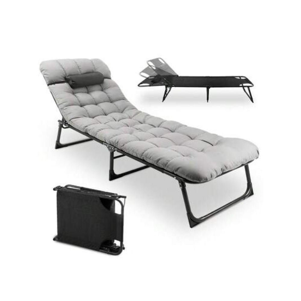 Camping Cot Foldable - Lettino da campeggio pieghevole per adulti,