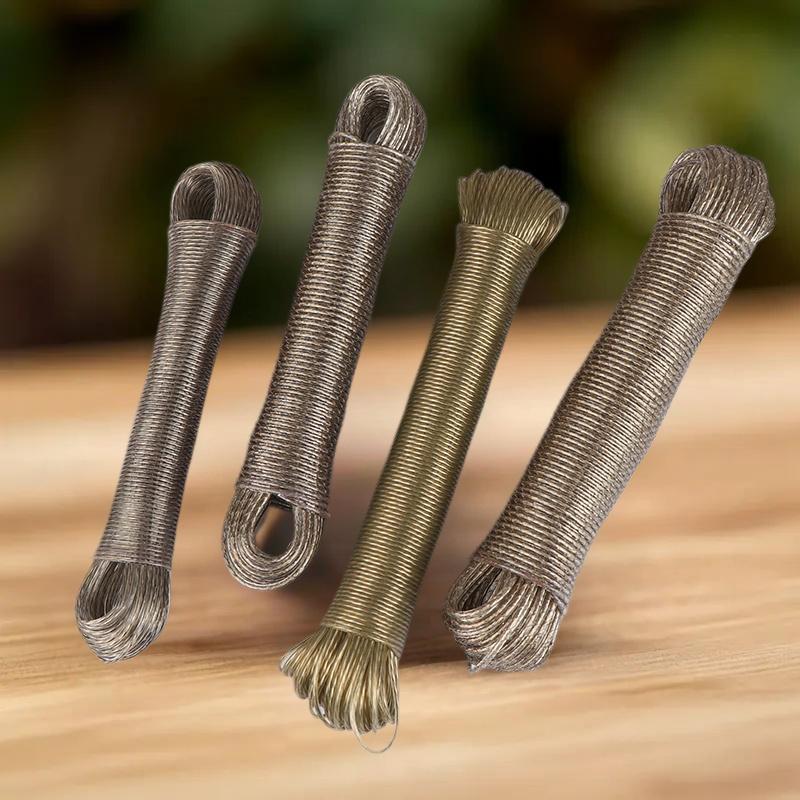 Outdoor Furniture Rope - Stendibiancheria Portatile 10/20/30/50M per Giardino, Campeggio