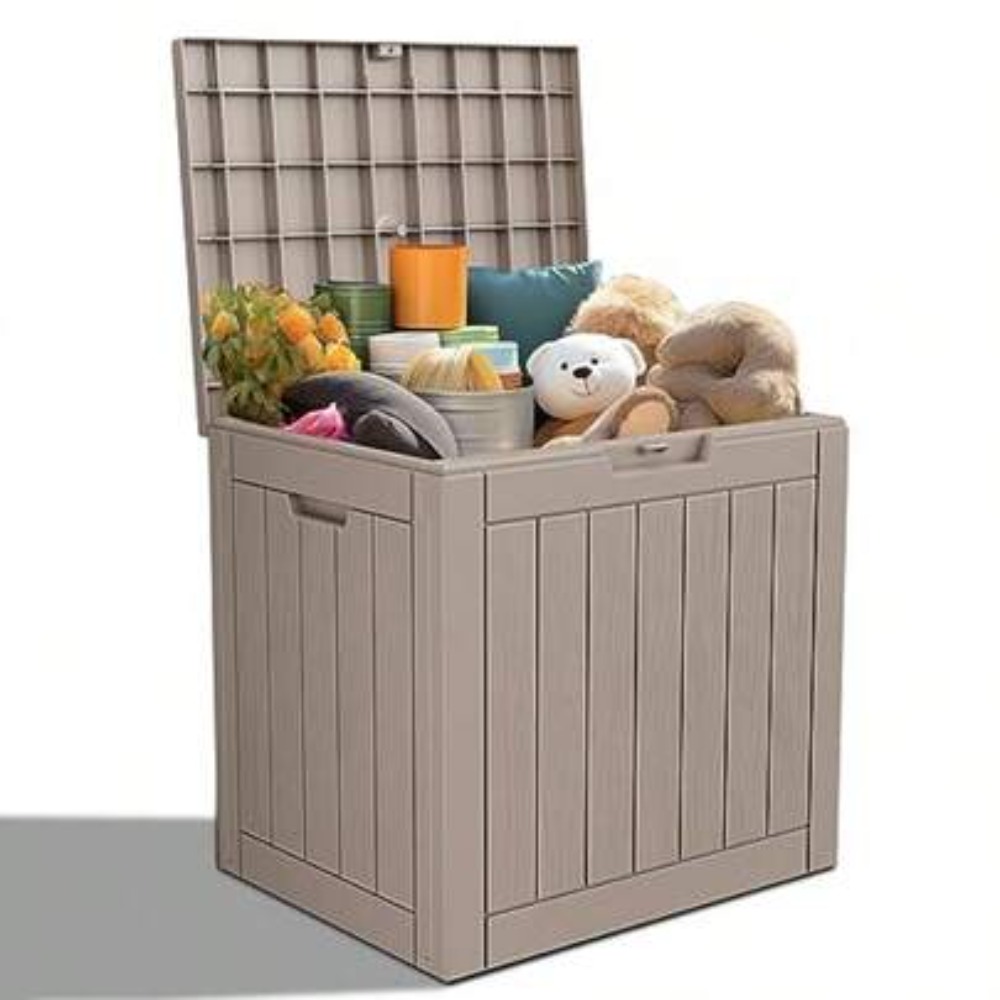 Outdoor Furniture Weatherproof - Cassetta da Esterno in Resina con