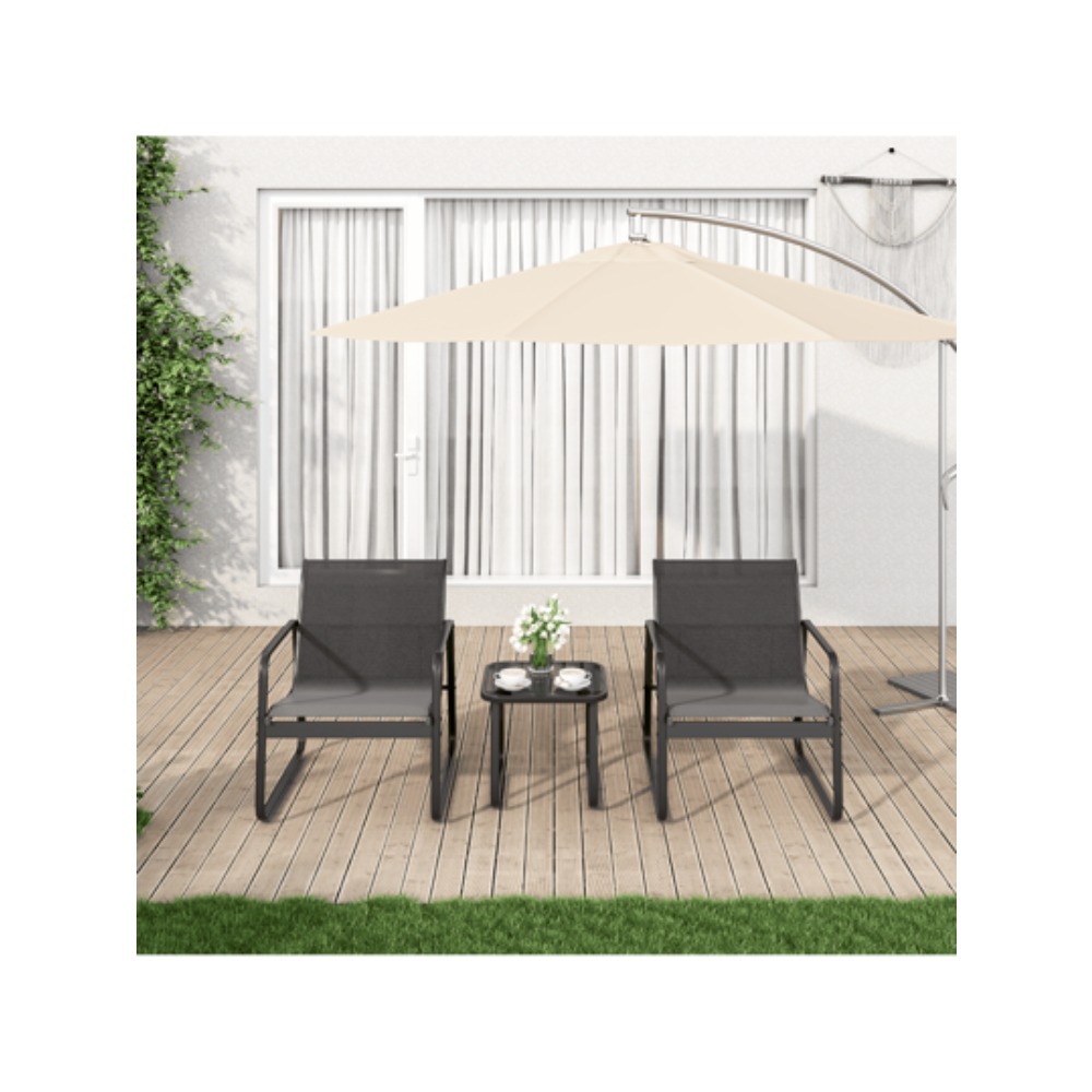 Outdoor Furniture Metal Chairs - Set di Mobili da Esterno a