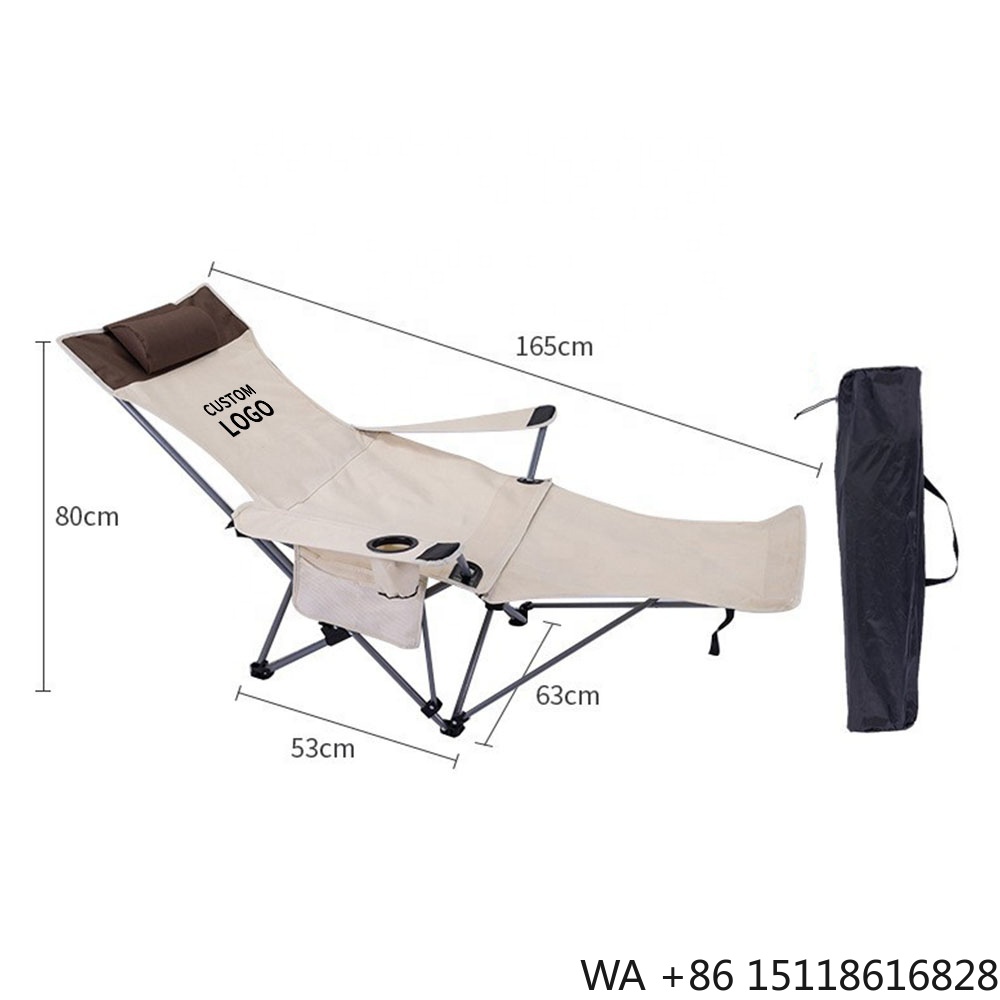 Outdoor Furniture Patio - Sedia Pieghevole Portatile Reclinabile Leggera e