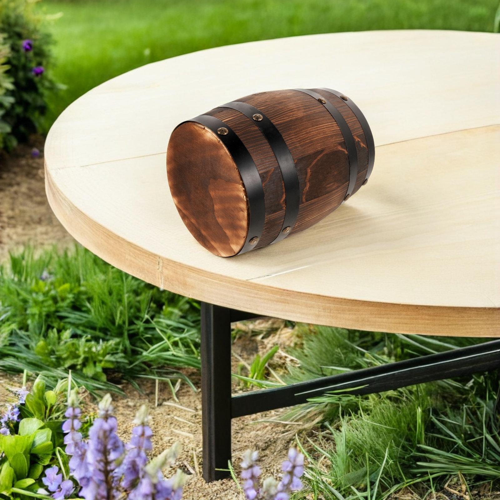 Outdoor Furniture Wooden - Sgabello da Esterno in Legno a