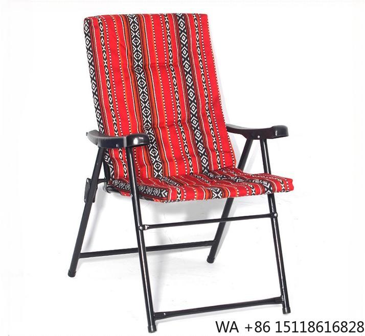Outdoor Furniture Factory - Sedia da Campeggio Pieghevole in Ferro