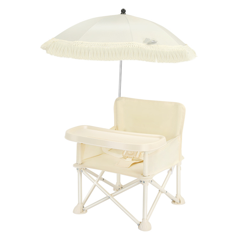 Outdoor Furniture Metal Chairs - Seggiolone Pieghevole con Schienale per Bambini,