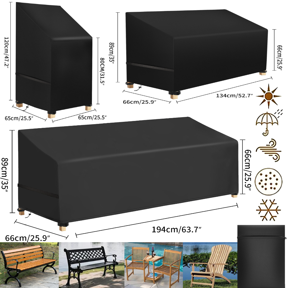 Outdoor Furniture Sunbrella - Coperture Impermeabili per Sedie da Patio