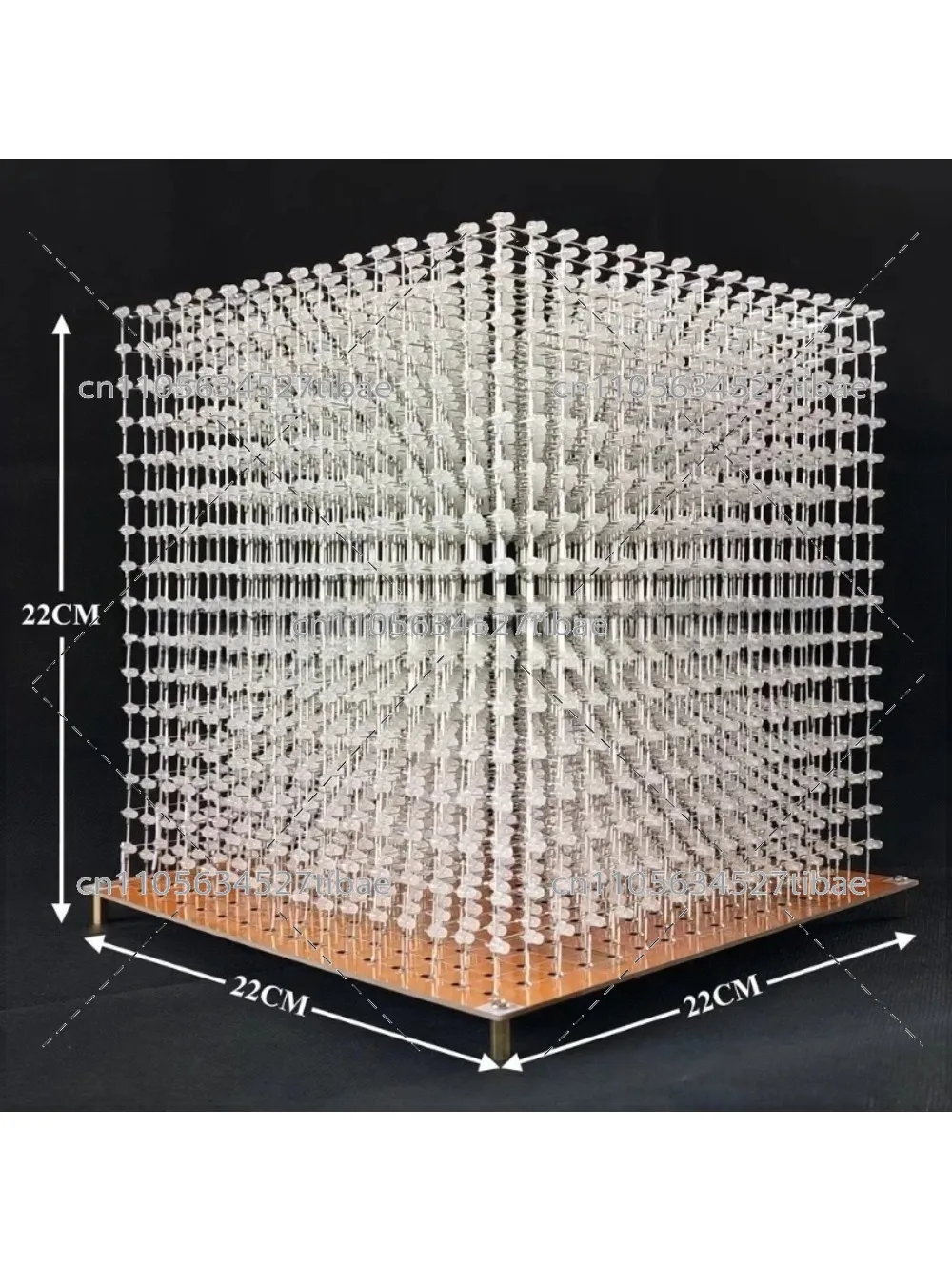 Outdoor Furniture Diy - Kit Cubo Luminoso 3D16mini 16x16x16, Prodotto