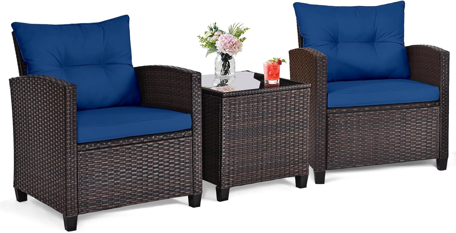 Outdoor Furniture Weatherproof - Set da bistrot da esterno in