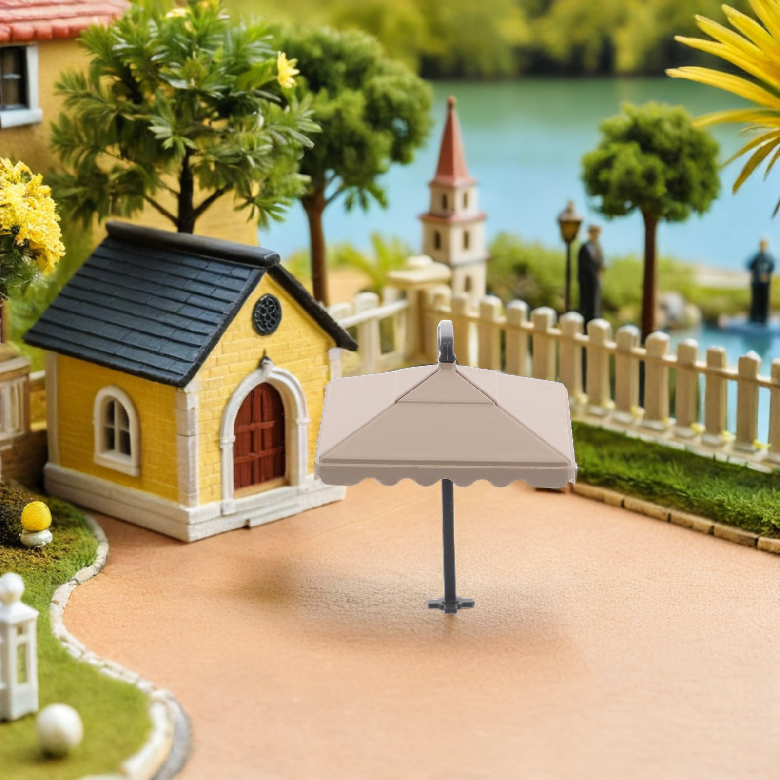 Outdoor Furniture Diy - 10 Pezzi Ombrellone da Patio in