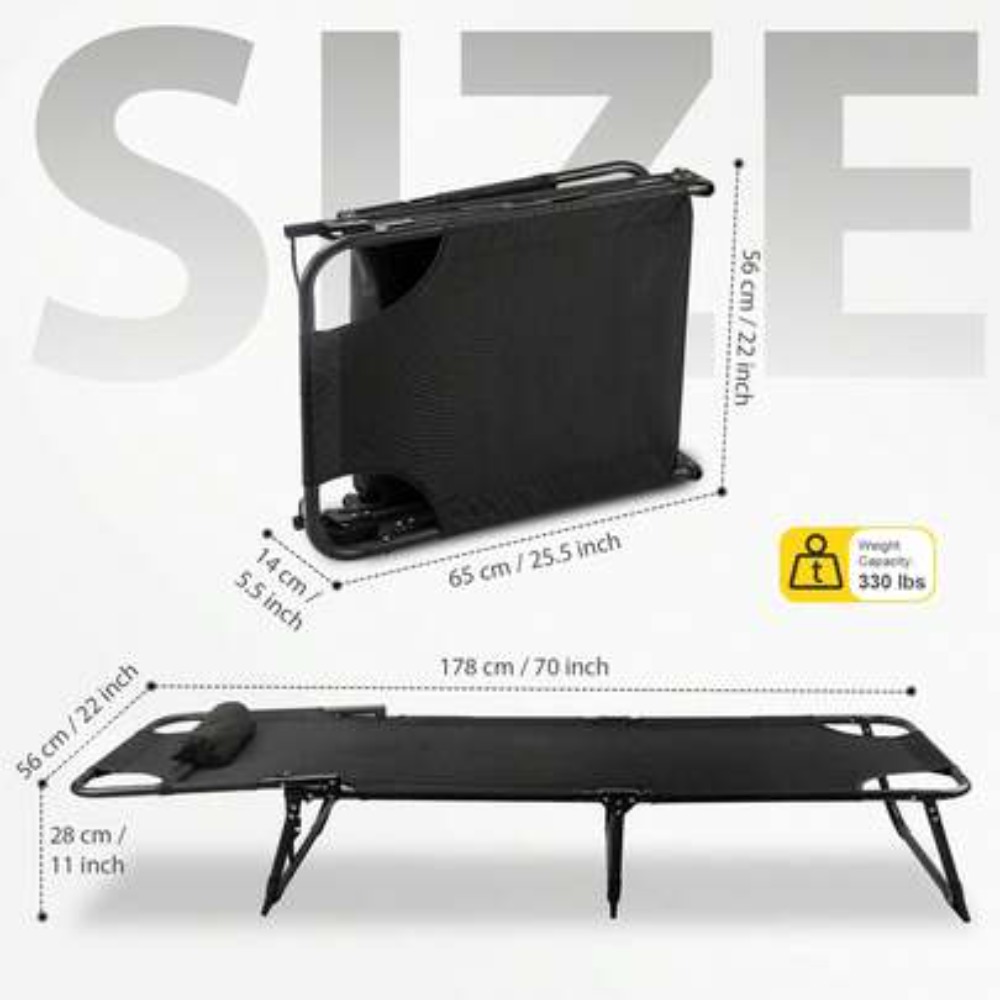 Lettino da campeggio pieghevol - Camping Cot Foldable recensione e prezzo