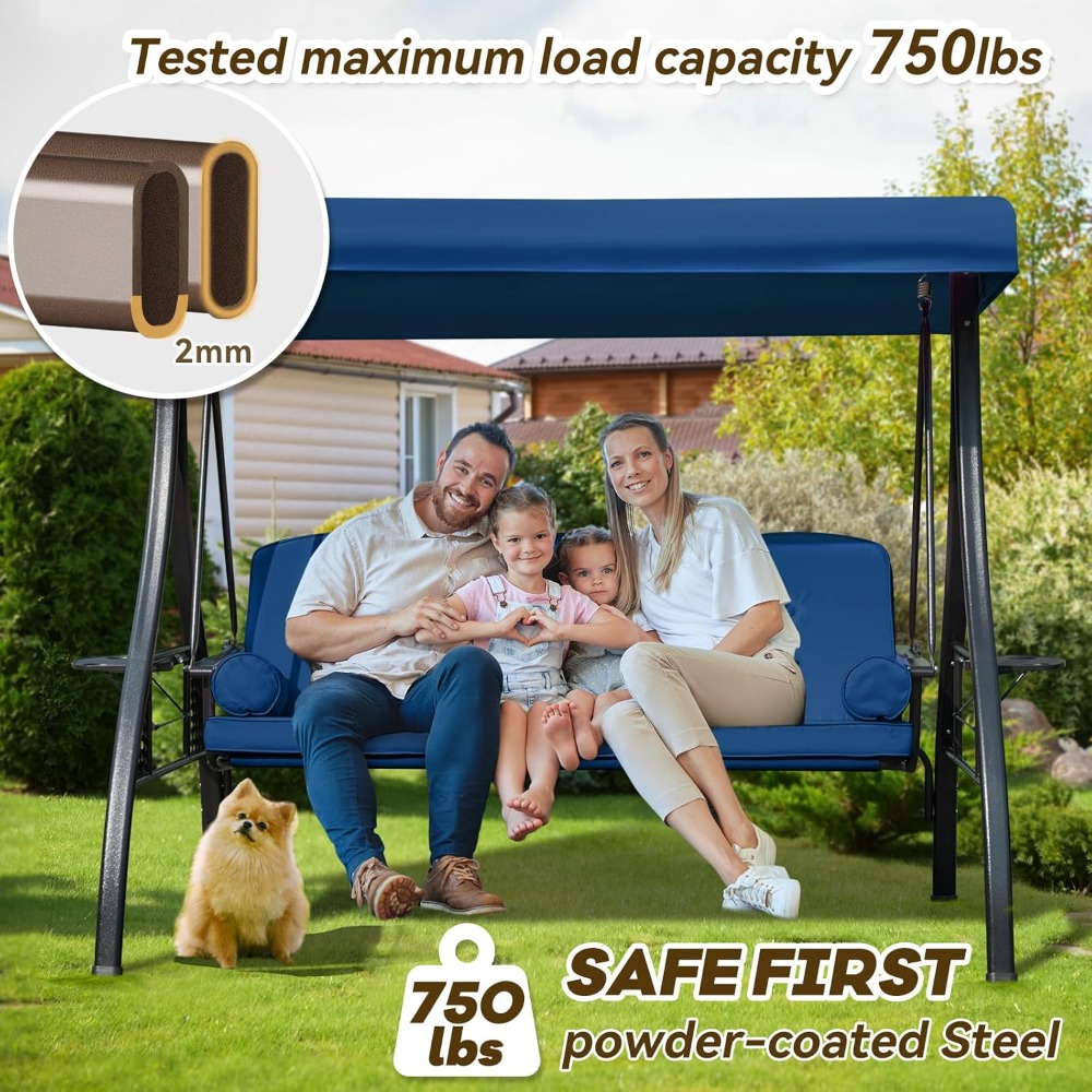 Dondolo da Veranda 3 in 1 con  - Outdoor Furniture Factory recensione e prezzo
