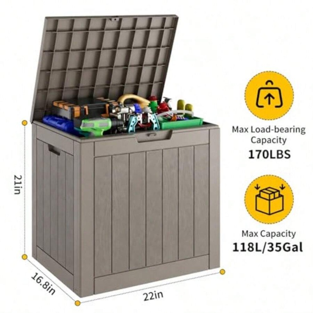 Contenitore da Esterno da 35 G - Outdoor Furniture Weatherproof recensione e prezzo