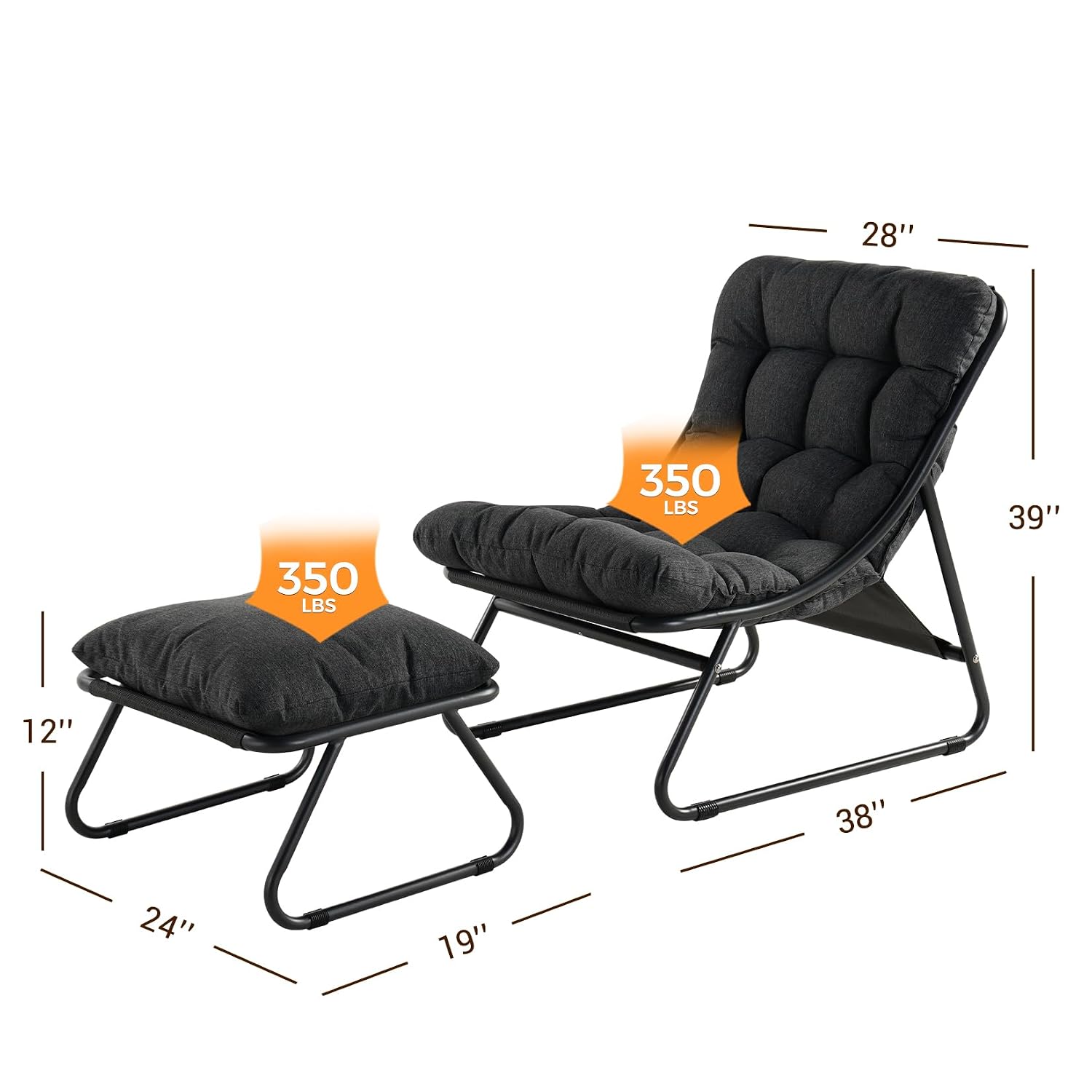 Poltrona da Esterno con Poggia - Outdoor Furniture Metal Chairs recensione e prezzo
