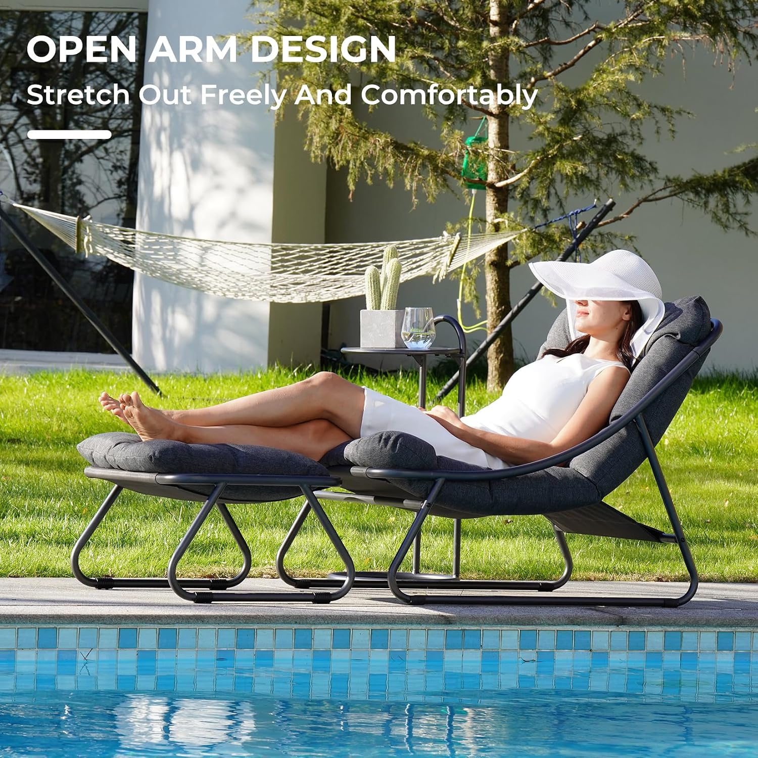 Poltrona da Esterno con Poggia - Outdoor Furniture Metal Chairs recensione e prezzo
