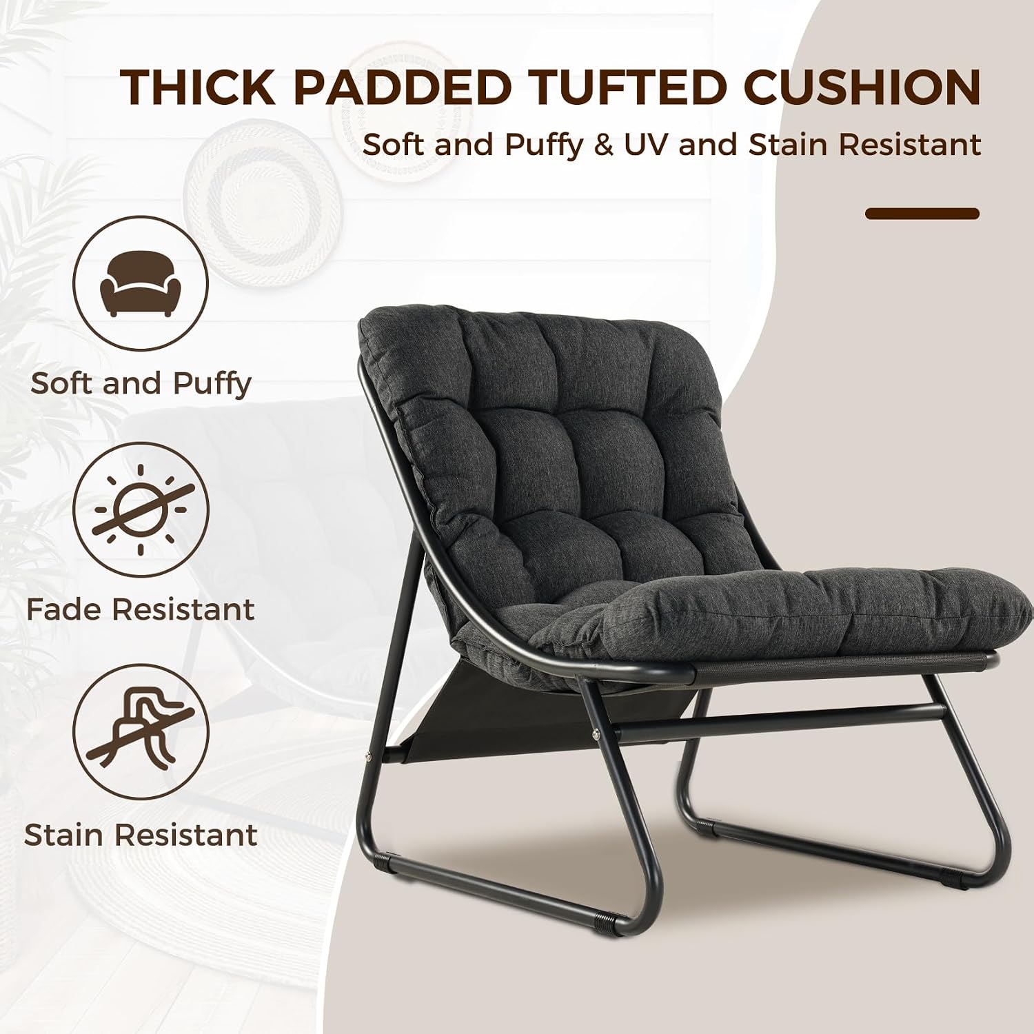 Poltrona da Esterno con Poggia - Outdoor Furniture Metal Chairs recensione e prezzo