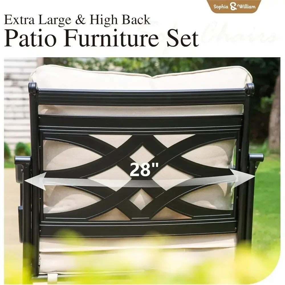 Grande Set di Mobili da Estern - Outdoor Furniture Metal Chairs recensione e prezzo