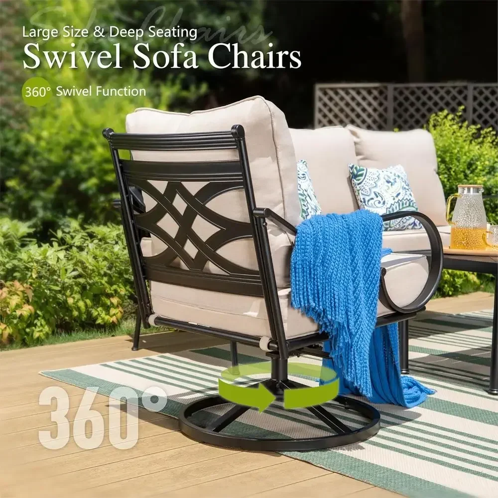Grande Set di Mobili da Estern - Outdoor Furniture Metal Chairs recensione e prezzo