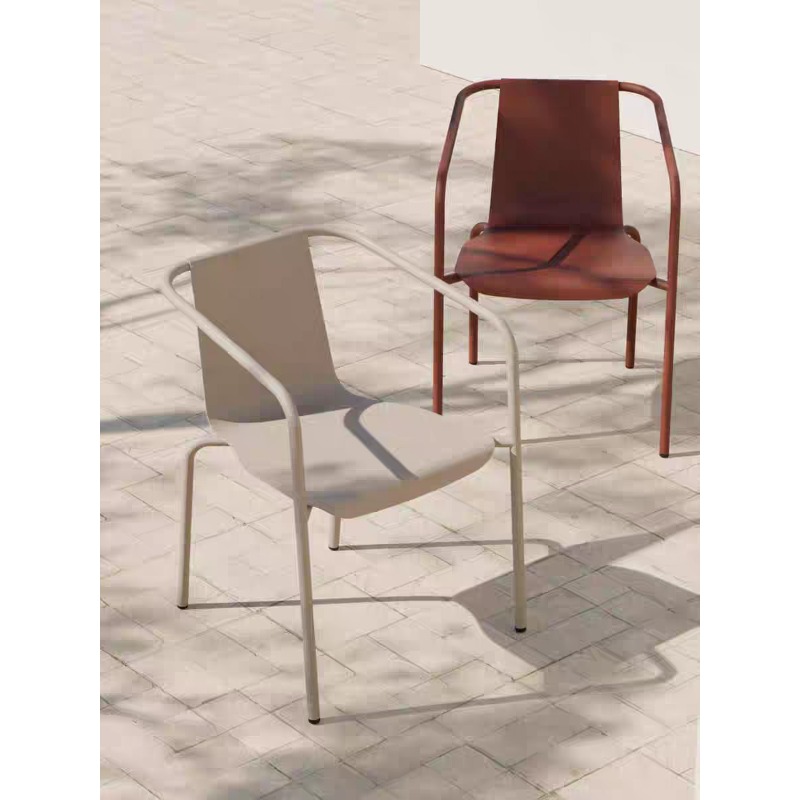 Set da Patio Scandinavo con Ta - Outdoor Furniture Metal Chairs recensione e prezzo