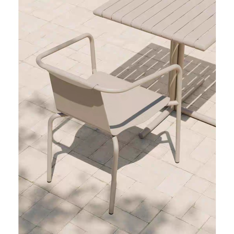 Set da Patio Scandinavo con Ta - Outdoor Furniture Metal Chairs recensione e prezzo