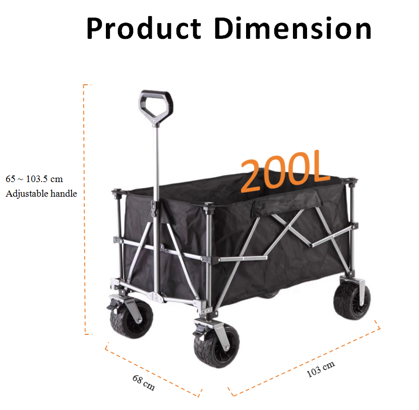 Carrello Pieghevole da Spiaggi - Outdoor Furniture Factory recensione e prezzo
