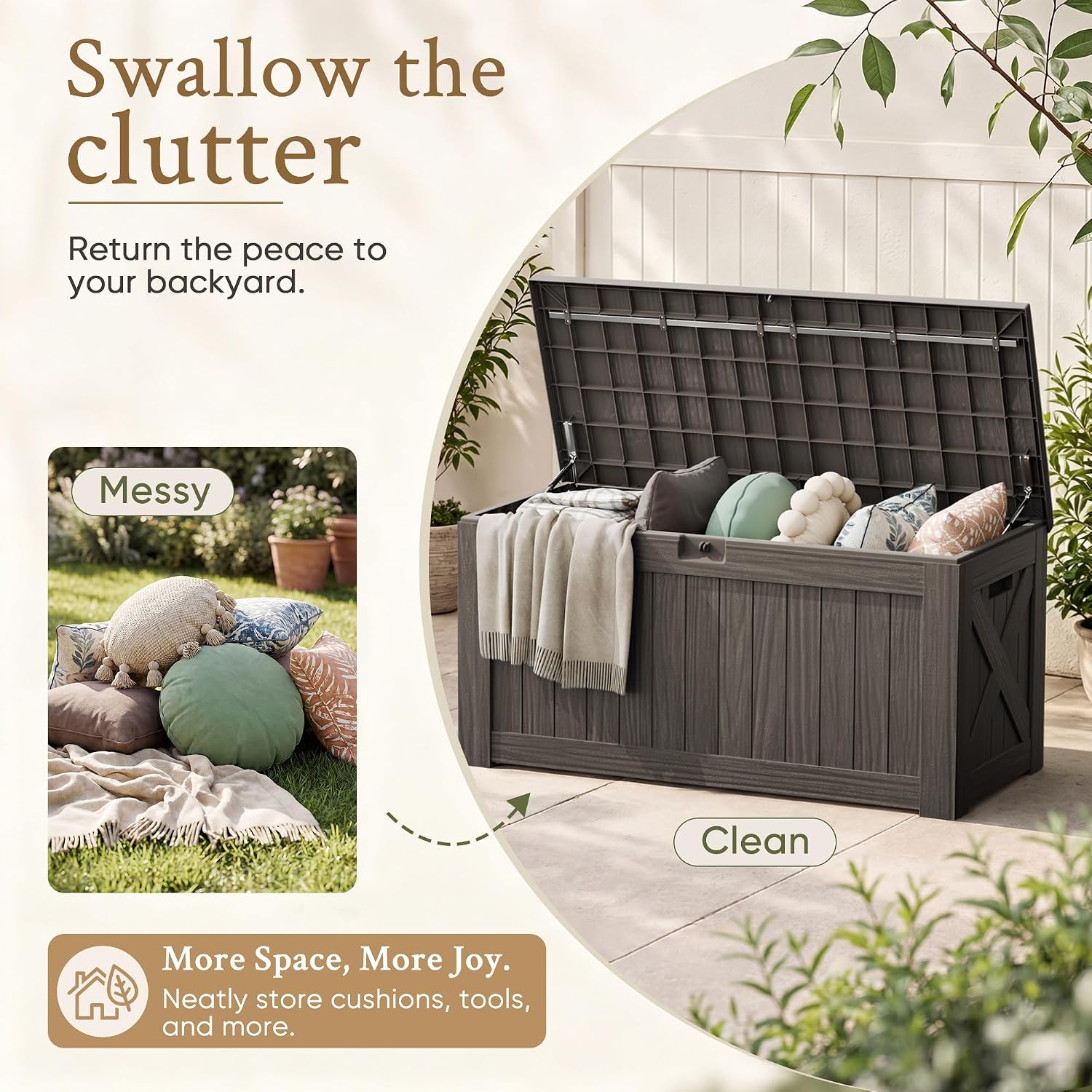 Contenitore da Esterno da 120  - Outdoor Furniture Wooden recensione e prezzo