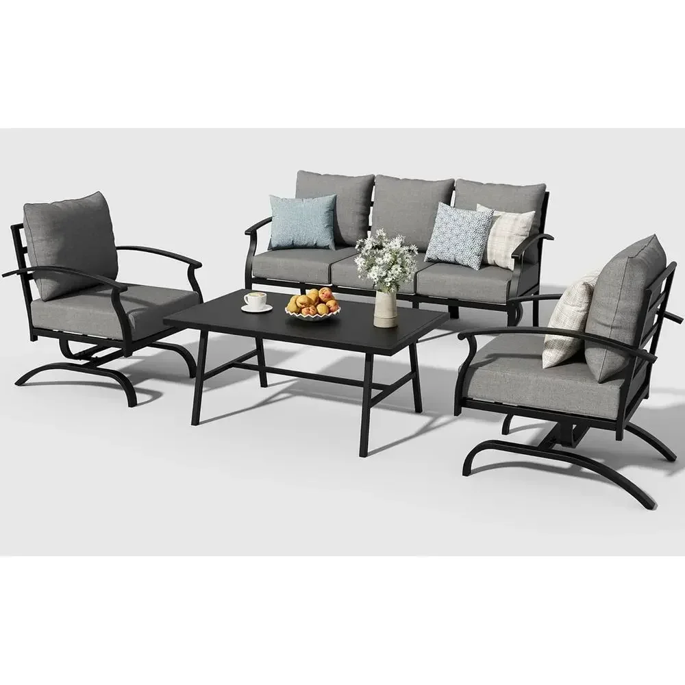 Set di Mobili da Esterno in Me - Outdoor Furniture Metal Chairs recensione e prezzo