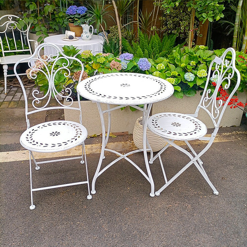 Tavolo e Sedie in Ferro Stile  - Outdoor Furniture Metal Chairs recensione e prezzo