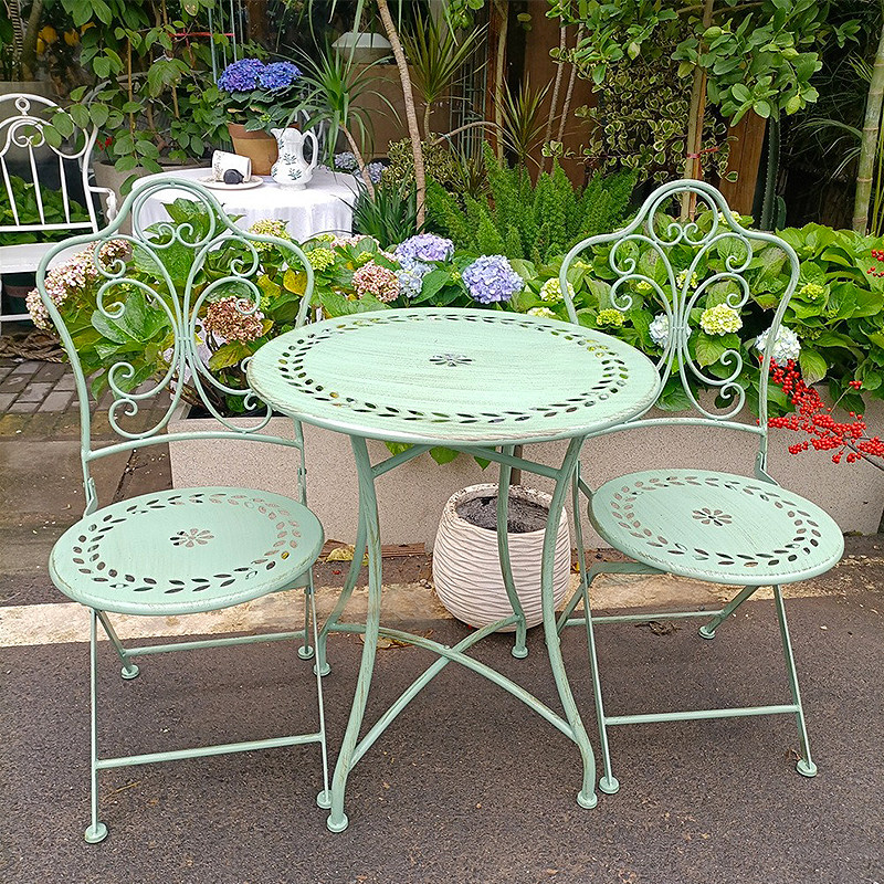 Tavolo e Sedie in Ferro Stile  - Outdoor Furniture Metal Chairs recensione e prezzo