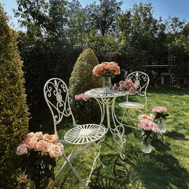 Tavolo e Sedie in Ferro Stile  - Outdoor Furniture Metal Chairs recensione e prezzo