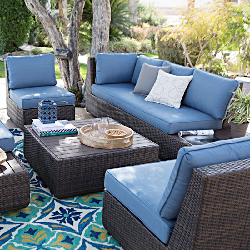 Divano da Esterno in Rattan pe - Outdoor Furniture Metal Chairs recensione e prezzo