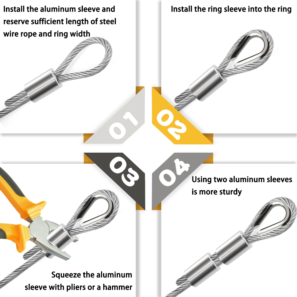 10-25M Cavo di Filo di Acciaio - Outdoor Furniture Rope recensione e prezzo